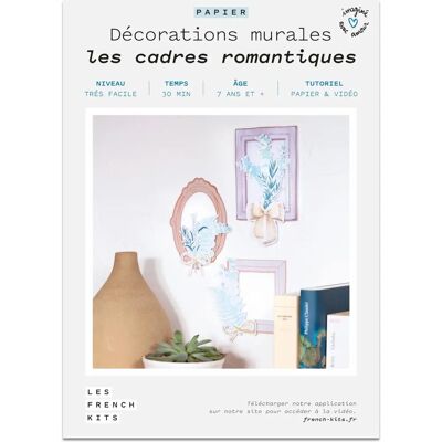 French Kits Kit de Cadres en Papier Romantiques - 3 Cadres French Kits Kit de Cadres en Papier Romantiques - 3 Cadres