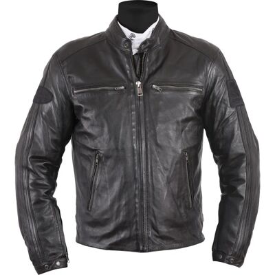 Helstons Ace Leder Rag Braun - Rindslederjacke Helstons Ace Leder Rag Braun - Rindslederjacke