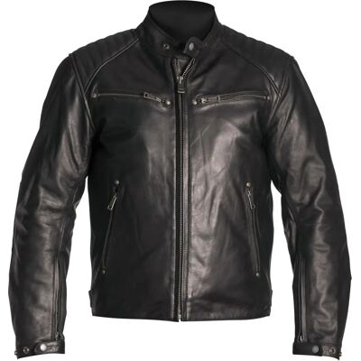 Giacca in pelle Helstons Rocket - Unisex, Nero, S Giacca in pelle Helstons Rocket - Unisex, Nero, S