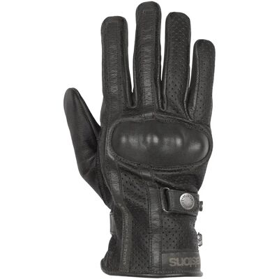 Guanti Moto Helstons Eagle perforati - Nero - 3XL Guanti Moto Helstons Eagle perforati - Nero - 3XL