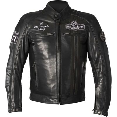 Chaqueta de cuero Indy de Helstons - Negro - L Chaqueta de cuero Indy de Helstons - Negro - L