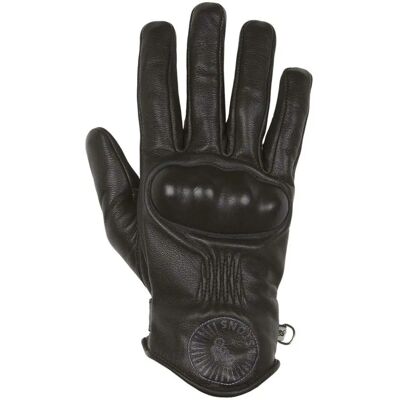 Gants moto hiver cuir Helstons snow - Noir - 4XL - Unisex - Publicité Gants moto hiver cuir Helstons snow - Noir - 4XL - Unisex - Publicité