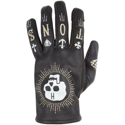 Gants cuir femme Helstons Grafic Air été - Noir - T9 - Publicité Gants cuir femme Helstons Grafic Air été - Noir - T9 - Publicité