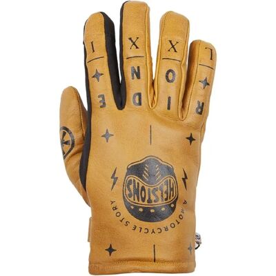 Gants de moto hiver Helstons Kustom - Or - 4XL - Unisexe - Publicité Gants de moto hiver Helstons Kustom - Or - 4XL - Unisexe - Publicité