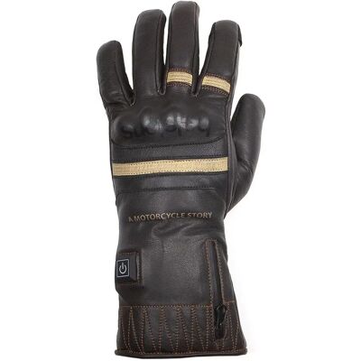Guantes calefactados de moto Helstons Bora - Beige - T11 Guantes calefactados de moto Helstons Bora - Beige - T11
