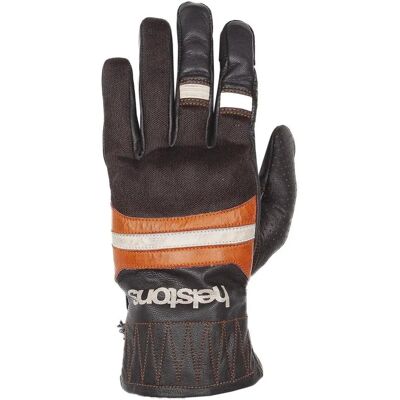 Guanti Moto Estate Helstons Bull Air - Pelle e Rete, Marrone, Taglia 3XL Guanti Moto Estate Helstons Bull Air - Pelle e Rete, Marrone, Taglia 3XL