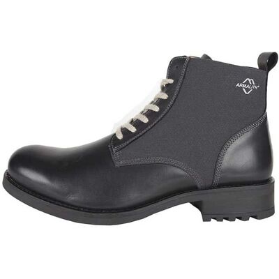 Botas de motocicleta Helstons Deville Armalith - Unisex - Negro Gris Botas de motocicleta Helstons Deville Armalith - Unisex - Negro Gris