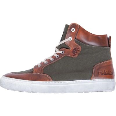Scarpe moto Helstons Kobe - Unisex, Verde Marrone, Taglia 42 Scarpe moto Helstons Kobe - Unisex, Verde Marrone, Taglia 42