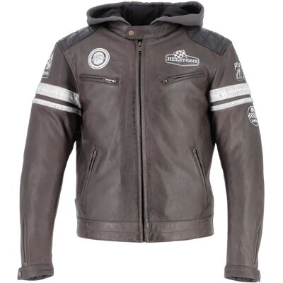Chaqueta de cuero de motocicleta Helstons Riposte - Chaqueta de moto Chaqueta de cuero de motocicleta Helstons Riposte - Chaqueta de moto