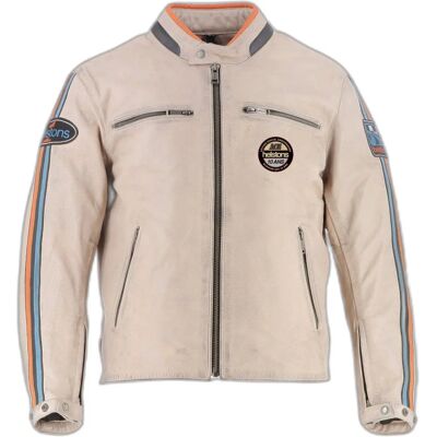 Chaqueta de Cuero Vintage Helstons Ace Rag - Equipo de Moto Chaqueta de Cuero Vintage Helstons Ace Rag - Equipo de Moto