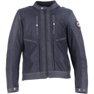 Giacca moto Helstons Raid Air Blu - Stile Vintage Giacca moto Helstons Raid Air Blu - Stile Vintage