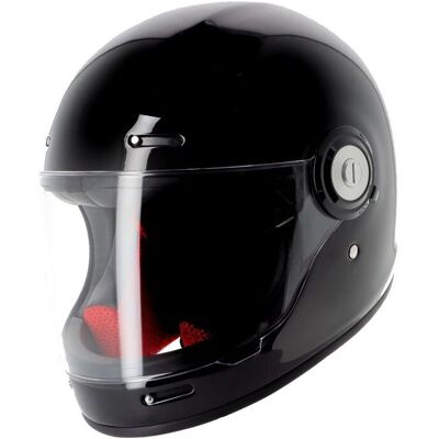 Helstons Naked Carbon Helm - Vintage Integralhelm - Schwarz - XL Helstons Naked Carbon Helm - Vintage Integralhelm - Schwarz - XL