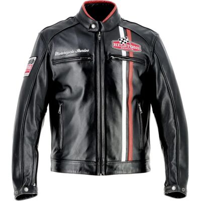 Giacca in pelle da moto Helstons Jay Motul Edition - Nero - XL Giacca in pelle da moto Helstons Jay Motul Edition - Nero - XL
