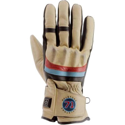Gants chauffants pour moto Helstons Bora - Noir Rouge Bleu - XL - Unisexe - Publicité Gants chauffants pour moto Helstons Bora - Noir Rouge Bleu - XL - Unisexe - Publicité