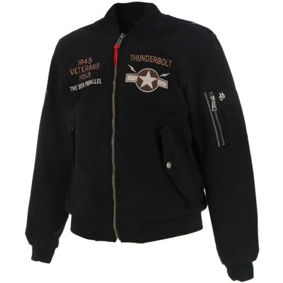 Helstons - Giacca in tela nera per moto con protezioni CE - Giacca moto Helstons - Giacca in tela nera per moto con protezioni CE - Giacca moto