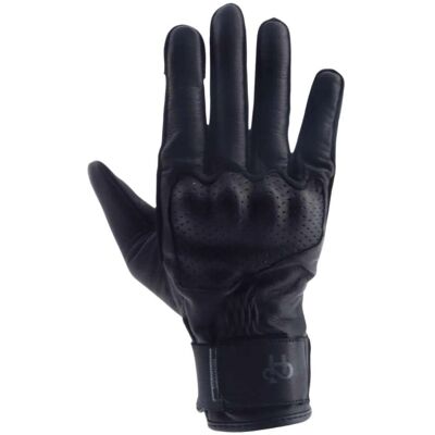 Helstons - Guantes Neo Air Ete Cuero Negro/Negro Helstons - Guantes Neo Air Ete Cuero Negro/Negro