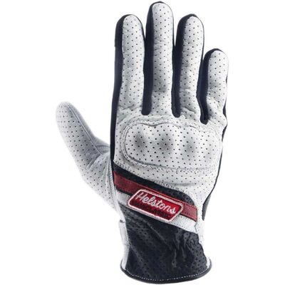 Guantes Helstons Cars Air Ete Cuero Negro/Blanco/Rojo - Guantes Guantes Helstons Cars Air Ete Cuero Negro/Blanco/Rojo - Guantes
