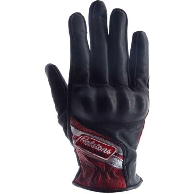 Guantes Helstons Ds Air Lady Ete Cuero Negro/Rojo/Blanco - Guantes Guantes Helstons Ds Air Lady Ete Cuero Negro/Rojo/Blanco - Guantes