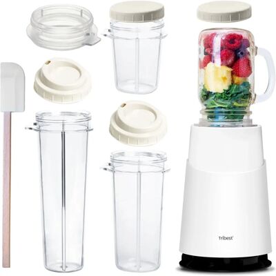 Tribest PB-430WH-A - Blanc - Blender sportif - Publicité Tribest PB-430WH-A - Blanc - Blender sportif - Publicité