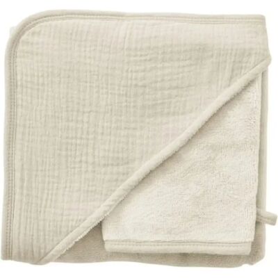 BB & Co Bamboo Bath Cape Glove - 70x70 cm - Ensemble Cape de Bain - Publicité BB & Co Bamboo Bath Cape Glove - 70x70 cm - Ensemble Cape de Bain - Publicité