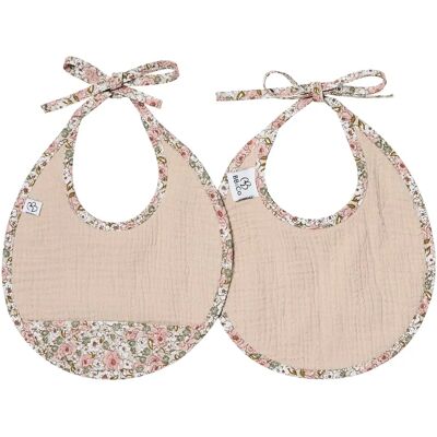 BB & Co - Afternoon Tea - 2 bavoirs en gaze de coton - nouveau-né - Bibs - Publicité BB & Co - Afternoon Tea - 2 bavoirs en gaze de coton - nouveau-né - Bibs - Publicité