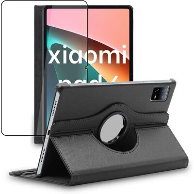 Coque Xiaomi Pad 6 Ebeststar - Rotative 360° Cuir + Verre Trempé - Publicité Coque Xiaomi Pad 6 Ebeststar - Rotative 360° Cuir + Verre Trempé - Publicité