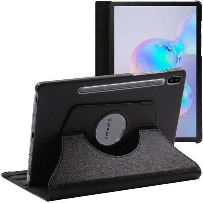 Ebeststar Samsung Galaxy Tab S6 10,5" - Coque en cuir PU rotative - Publicité Ebeststar Samsung Galaxy Tab S6 10,5" - Coque en cuir PU rotative - Publicité