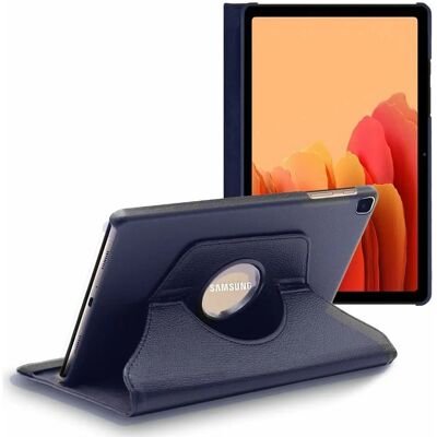 Ebeststar - Galaxy Tab A7 10.4 T505 - Coque PU Cuir Bleu Foncé - Publicité Ebeststar - Galaxy Tab A7 10.4 T505 - Coque PU Cuir Bleu Foncé - Publicité