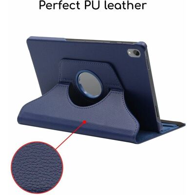 Ebeststar - Lenovo Tab P11 - PU Leather - Dark Blue - Case - Publicité Ebeststar - Lenovo Tab P11 - PU Leather - Dark Blue - Case - Publicité
