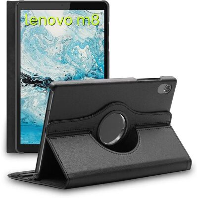 Ebeststar - Lenovo Tab M8 - Preto - PU couro - Tablet case Ebeststar - Lenovo Tab M8 - Preto - PU couro - Tablet case