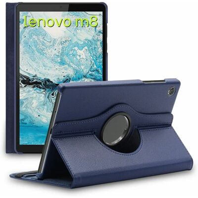 Ebeststar - Lenovo Tab M8 3e Gen 2021 - Bleu Foncé - Rotatif 360° - Housse Tablette - Publicité Ebeststar - Lenovo Tab M8 3e Gen 2021 - Bleu Foncé - Rotatif 360° - Housse Tablette - Publicité