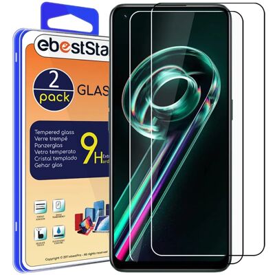 Ebeststar - Realme 9 Pro+ - 2-Pack - Vidro temperado - Protetor de tela Ebeststar - Realme 9 Pro+ - 2-Pack - Vidro temperado - Protetor de tela