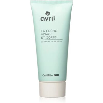 Crema Orgánica de Rostro y Cuerpo Avril - 200ml - Hidratante, Nutritiva, Fabricada en Francia Crema Orgánica de Rostro y Cuerpo Avril - 200ml - Hidratante, Nutritiva, Fabricada en Francia