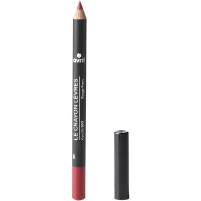 Lápiz labial orgánico rojo Avril - Contorno, Duradero Lápiz labial orgánico rojo Avril - Contorno, Duradero