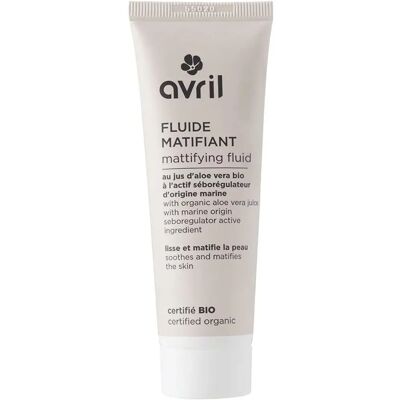 Fluido Matificante Orgánico Avril - Aloe Vera, Macadamia y Té Verde - 50ml - Fluido Facial Fluido Matificante Orgánico Avril - Aloe Vera, Macadamia y Té Verde - 50ml - Fluido Facial