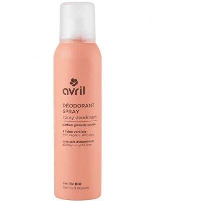 Avril Déodorant Bio en Spray 150ml avec Aloe Vera - Publicité Avril Déodorant Bio en Spray 150ml avec Aloe Vera - Publicité