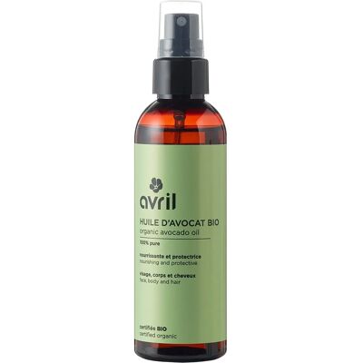 Huile d'Avocat Bio Avril - Certifiée - 100ml - Publicité Huile d'Avocat Bio Avril - Certifiée - 100ml - Publicité