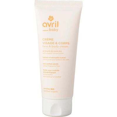 Crema viso e corpo bio per bambini Avril - Nutriente e delicata Crema viso e corpo bio per bambini Avril - Nutriente e delicata