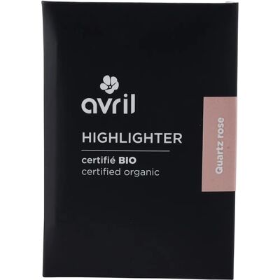 Iluminador Cuarzo Rosa - Orgánico, Vegano, Compacto Iluminador Cuarzo Rosa - Orgánico, Vegano, Compacto