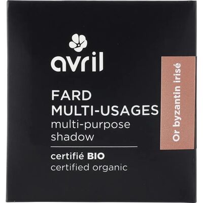 Fard à paupières bio Avril Or byzantin irisé - Ombre à paupières - Publicité Fard à paupières bio Avril Or byzantin irisé - Ombre à paupières - Publicité