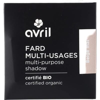Fard à paupières bio polyvalent Avril Beige Mat - Fard à paupières - Publicité Fard à paupières bio polyvalent Avril Beige Mat - Fard à paupières - Publicité