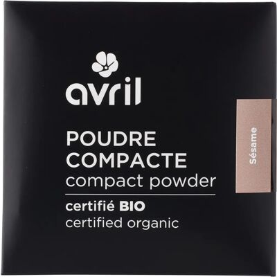 Polvere compatta Avril Sesamo - Biologica, Opacizzante, Vegana Polvere compatta Avril Sesamo - Biologica, Opacizzante, Vegana