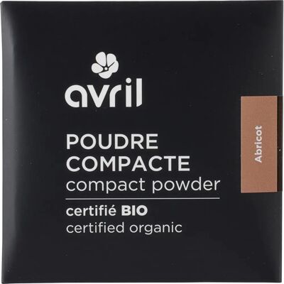 Poudre Compacte Bio Avril - Abricot - Texture soyeuse - Emballage écologique - Publicité Poudre Compacte Bio Avril - Abricot - Texture soyeuse - Emballage écologique - Publicité