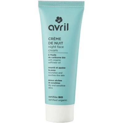 Avril Bio-Nachtcreme mit Safloröl - Nachtcreme für trockene & empfindliche Haut Avril Bio-Nachtcreme mit Safloröl - Nachtcreme für trockene & empfindliche Haut
