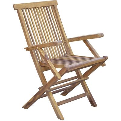 BERAH GETAH - Teak Foldable Chair - Dark wood - Chaise de jardin - Publicité BERAH GETAH - Teak Foldable Chair - Dark wood - Chaise de jardin - Publicité