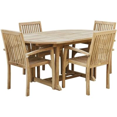 Mobilier de jardin extensible en teck BERAH GETAH - Mobilier de jardin - Publicité Mobilier de jardin extensible en teck BERAH GETAH - Mobilier de jardin - Publicité