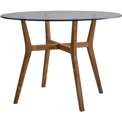 BERAH GETAH Table à Manger en Teck 4 Pers. Publicité BERAH GETAH Table à Manger en Teck 4 Pers. Publicité