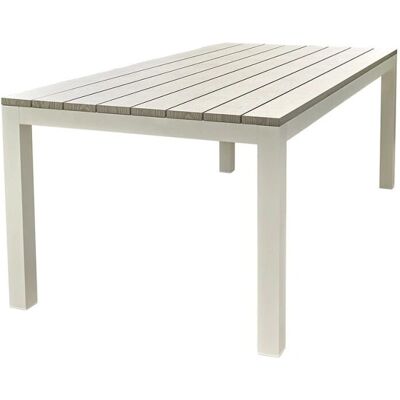Table de jardin en aluminium Berah Getah - 8 places - Mobilier extérieur moderne - Publicité Table de jardin en aluminium Berah Getah - 8 places - Mobilier extérieur moderne - Publicité