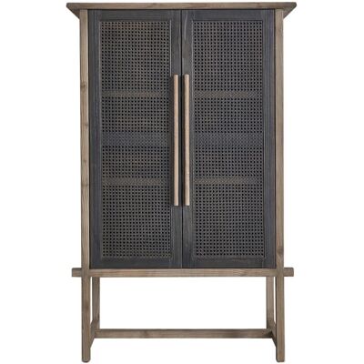 Armoire en Pin Recyclé Berah Getah - Style Japandi - 2 Portes - Publicité Armoire en Pin Recyclé Berah Getah - Style Japandi - 2 Portes - Publicité