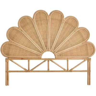 Tête de lit en rotin Berah Getah - Naturel - 140x190 cm - Style Bohème - Publicité Tête de lit en rotin Berah Getah - Naturel - 140x190 cm - Style Bohème - Publicité